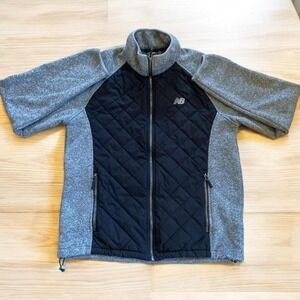 New Balance Quilted Full Zip Fleece Jacket- Women's Large